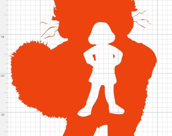 Mei Lee PNG Digital Download movie kids girl red panda Turning red  shirt sign print and cut cricut silhouette cutfile decal Japanese animal
