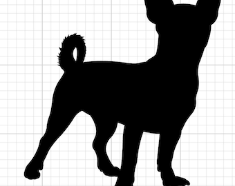 Chihuahua chien profil SVG téléchargement numérique cutfile cricut silhouette impression et coupe autocollant animal amoureux des animaux de compagnie mon chien est meilleur que le vôtre