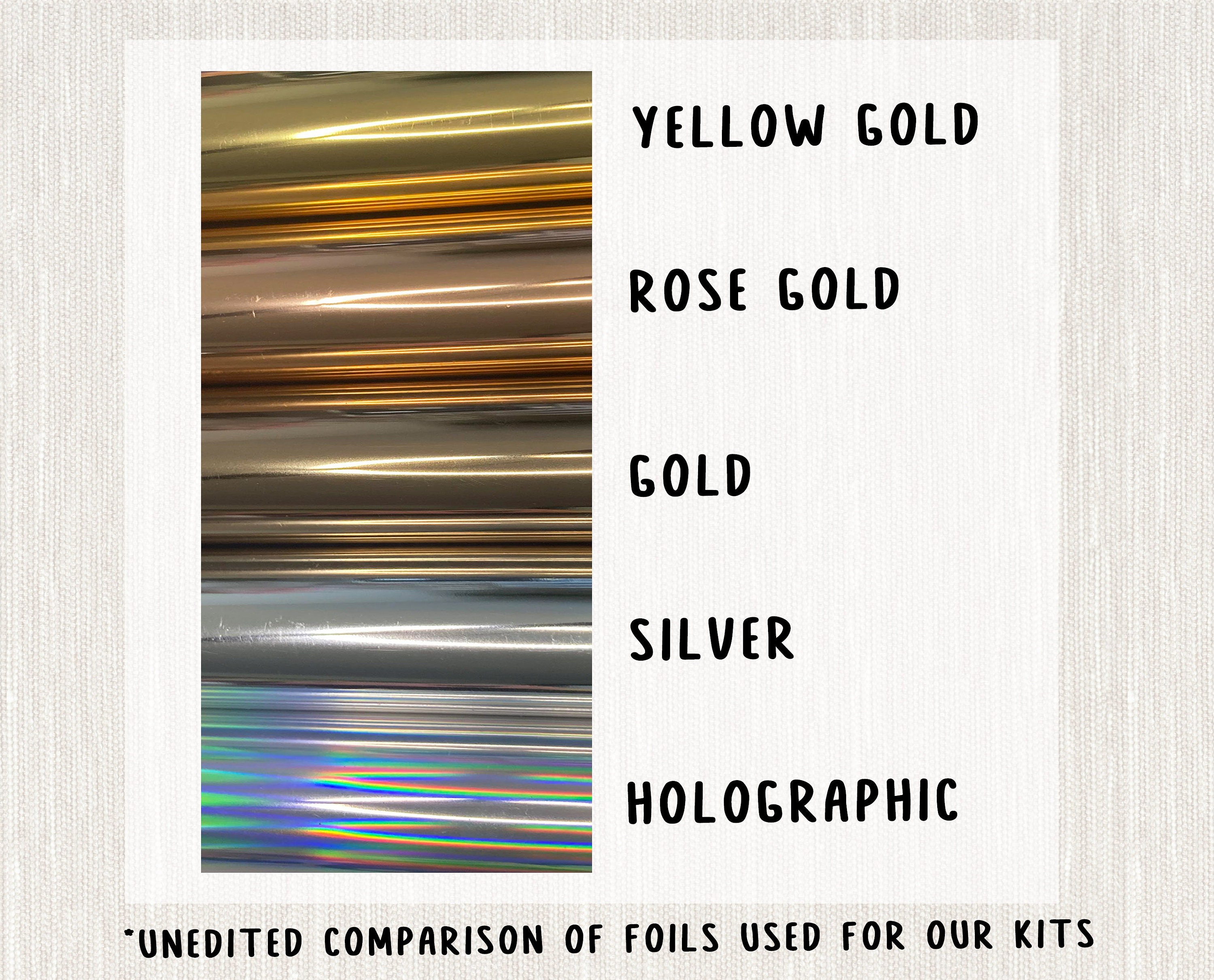 Shiny Foil Planner Stickers