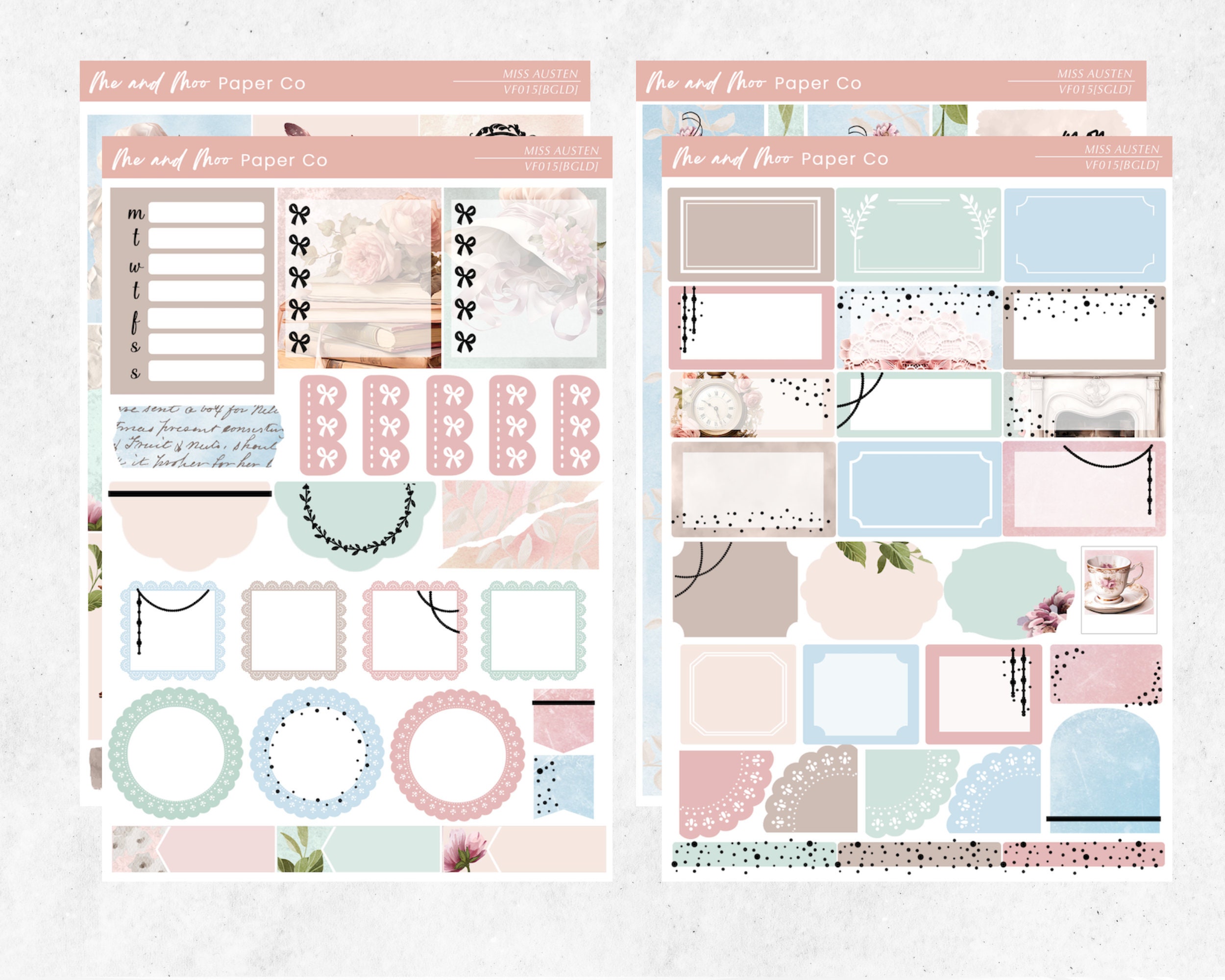 Foil Decorative Planner Stickers