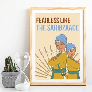 Sikh Kinderposter Chote Sahibzaade