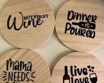 Wine Lovers Coasters
