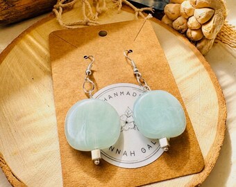 Polished Seaglass earrings
