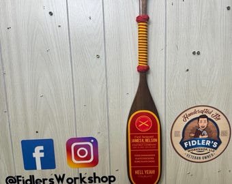 Custom Military Paddle, US Navy Retirement Gift