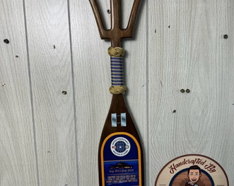 Custom Military Paddle with Trident, Navy Retirement Gift