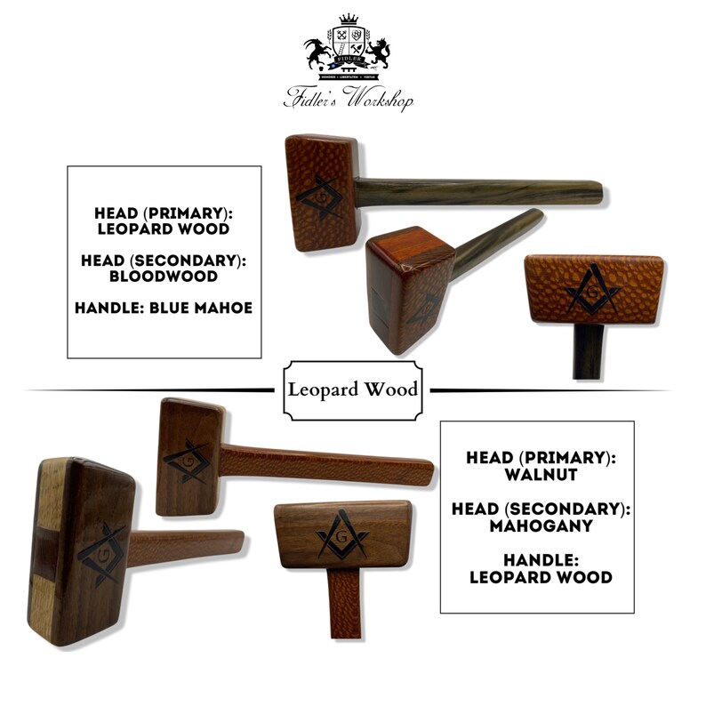 Custom Demolay Gavel Sound Block Freemason Gift Etsy