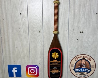 Custom Military Paddle, US Marine Corps, Retirement Gift