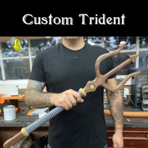 Custom Military Trident, Shellback, Blue Nose, Paddle, Oar, US Navy, Coast Guard, Marine Corps, Retirement Gift, Going Away Gift, Retirement