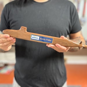 Custom Submarine Name Plate, Desk, NavSup, Navy Supply, US Navy, Marine Corps, Coast Guard, Ship Plaque, Retirement Gift