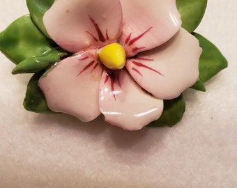 Adderley Floral Magnolia Brooch