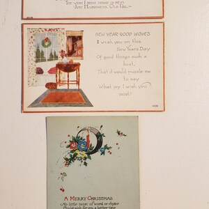 Three Antique Post Cards