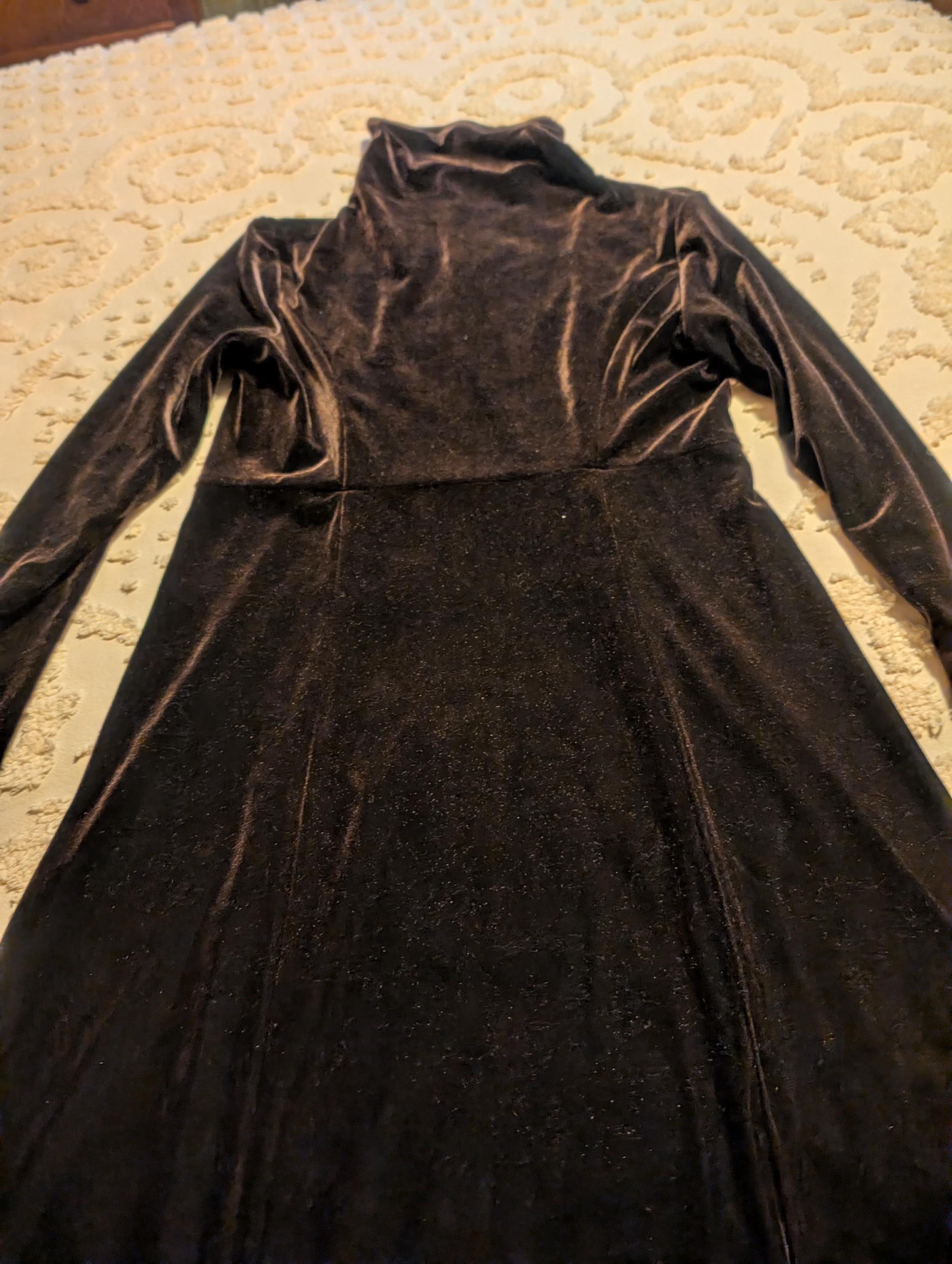 Brown Velvet Maxi Dress - Etsy Brown Velvet Maxi Dress - Etsy