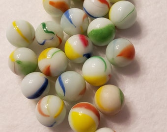 MARBLES 2 POUNDS 5/8" CRYSTAL LIGHT AZURE MARBLE KING MARBLES FREE SHIPPING 