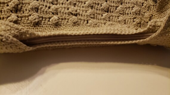 String Crochet Shoulder Purse - image 3