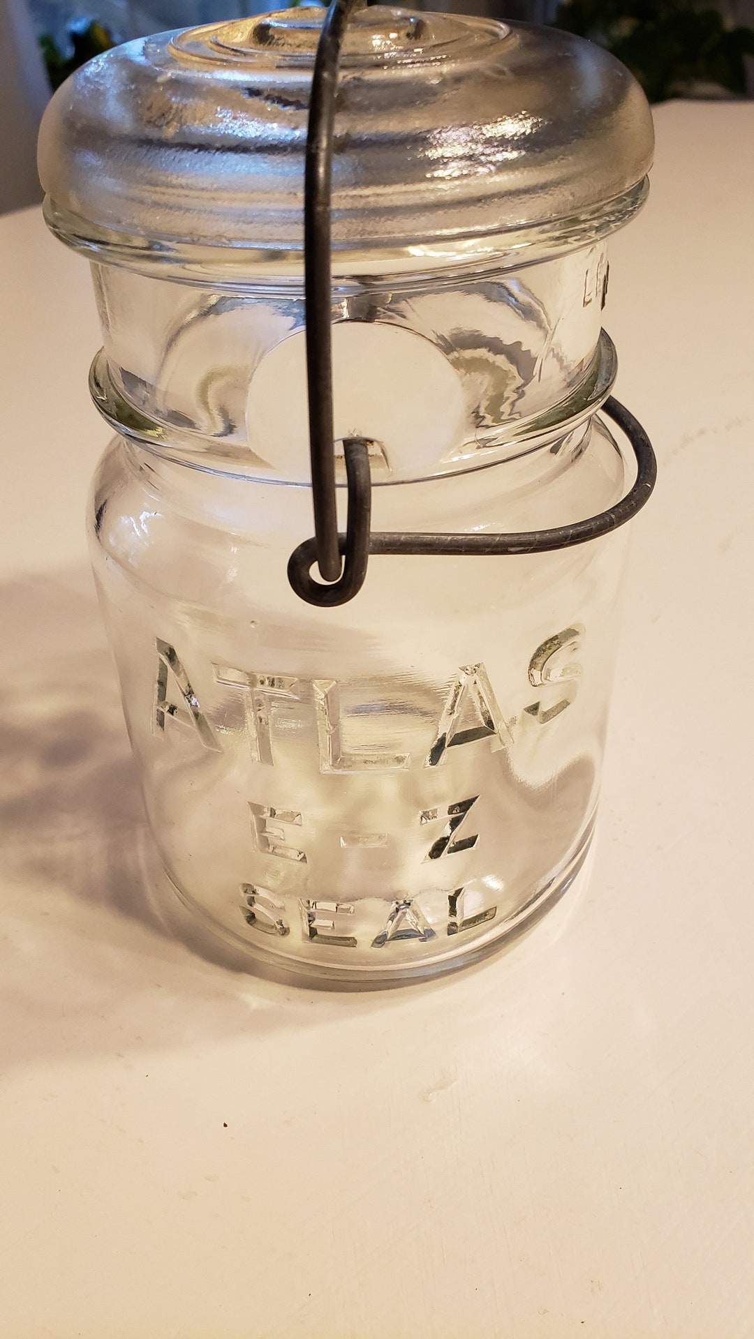 Vintage Atlas Canning Jar Etsy