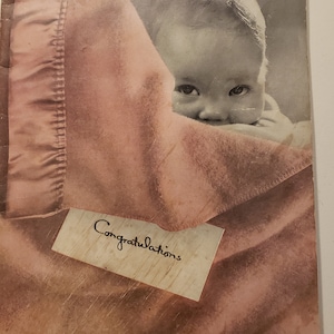 Antique Used Baby Book