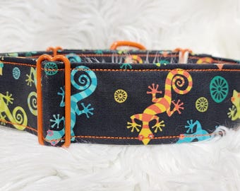 lizard Halsband - Martingale oder auch Schnalle Halsband