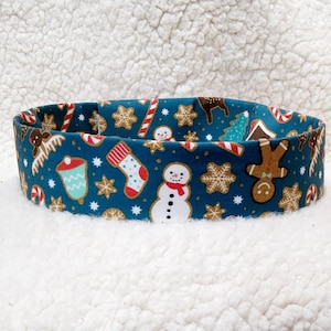 Christmas Cookies Dogs Collar- Martingale or Buckle Collar