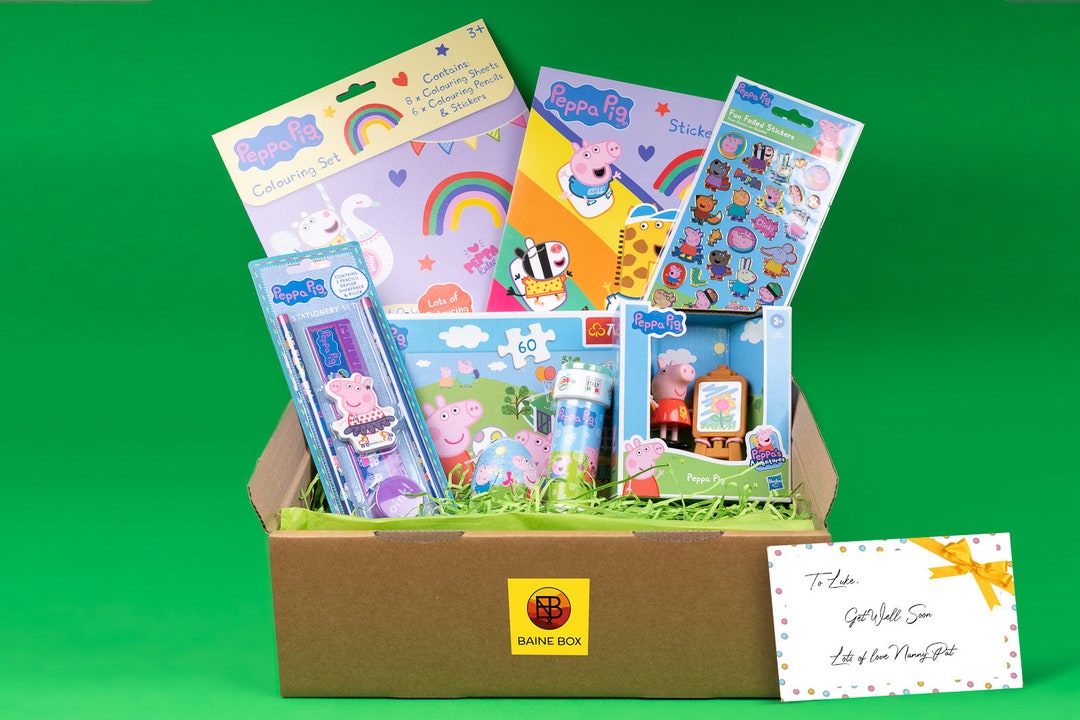 Peppa Pig Gift Box Birthday Congratulations Get Well Soon