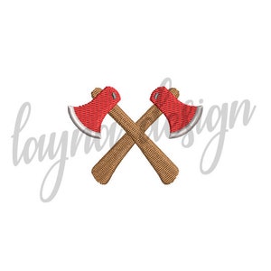 4 Sizes Axe Design - Machine Embroidery Design File