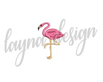 3 Sizes Flamingo Design - Machine Embroidery Design File / Digital File