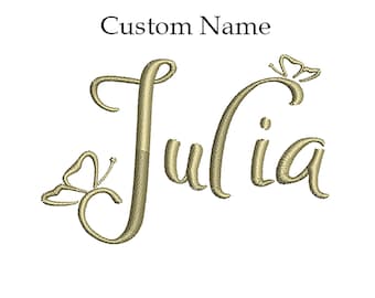 Custom Name Digitizing Machine Embroidery Design File / Digital File