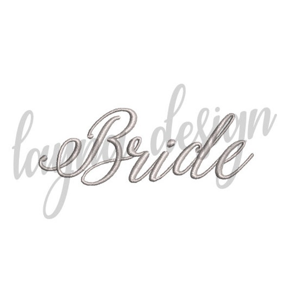 6 Sizes Bride Design - Machine Embroidery Design File
