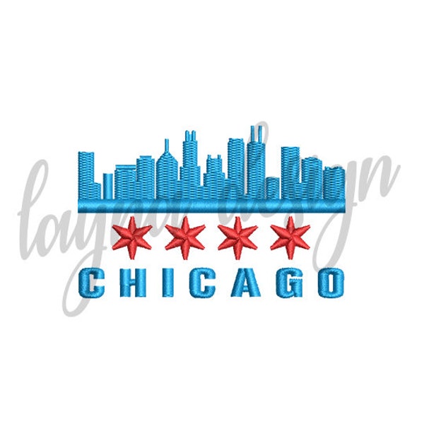 Chicago Skyline Etsy