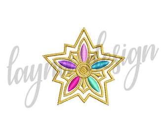 4 Sizes Rumi Pattern Design - Machine Embroidery Design File / Digital File