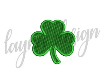 5 Sizes Shamrock Machine Embroidery Design File / Digital File