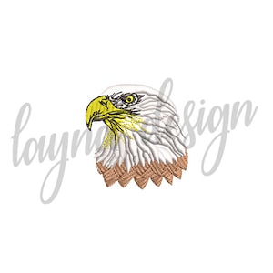 3 Sizes Eagle Head Design - Machine Embroidery Design File
