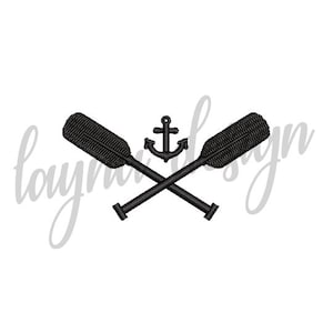 3 Sizes Paddles Design - Machine Embroidery Design File