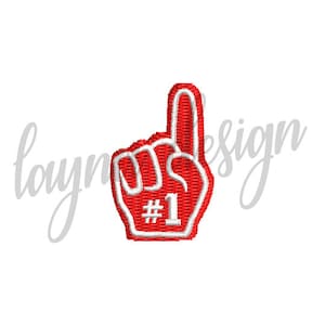4 Sizes #1 Hand Design - Machine Embroidery Design File