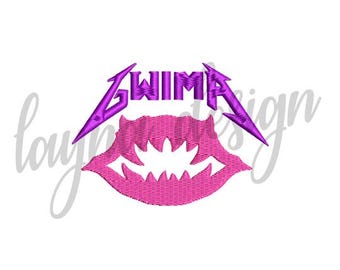 4 Sizes Gwima Design - Machine Embroidery Design File / Digital File