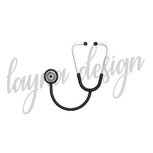 May include: A black stethoscope with a silver listening head. The stethoscope is a medical tool used to listen to heart and lung sounds.