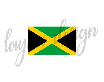 ジャマイカ国旗 SVG、ジャマイカの国家国家バナー、クリカット カット