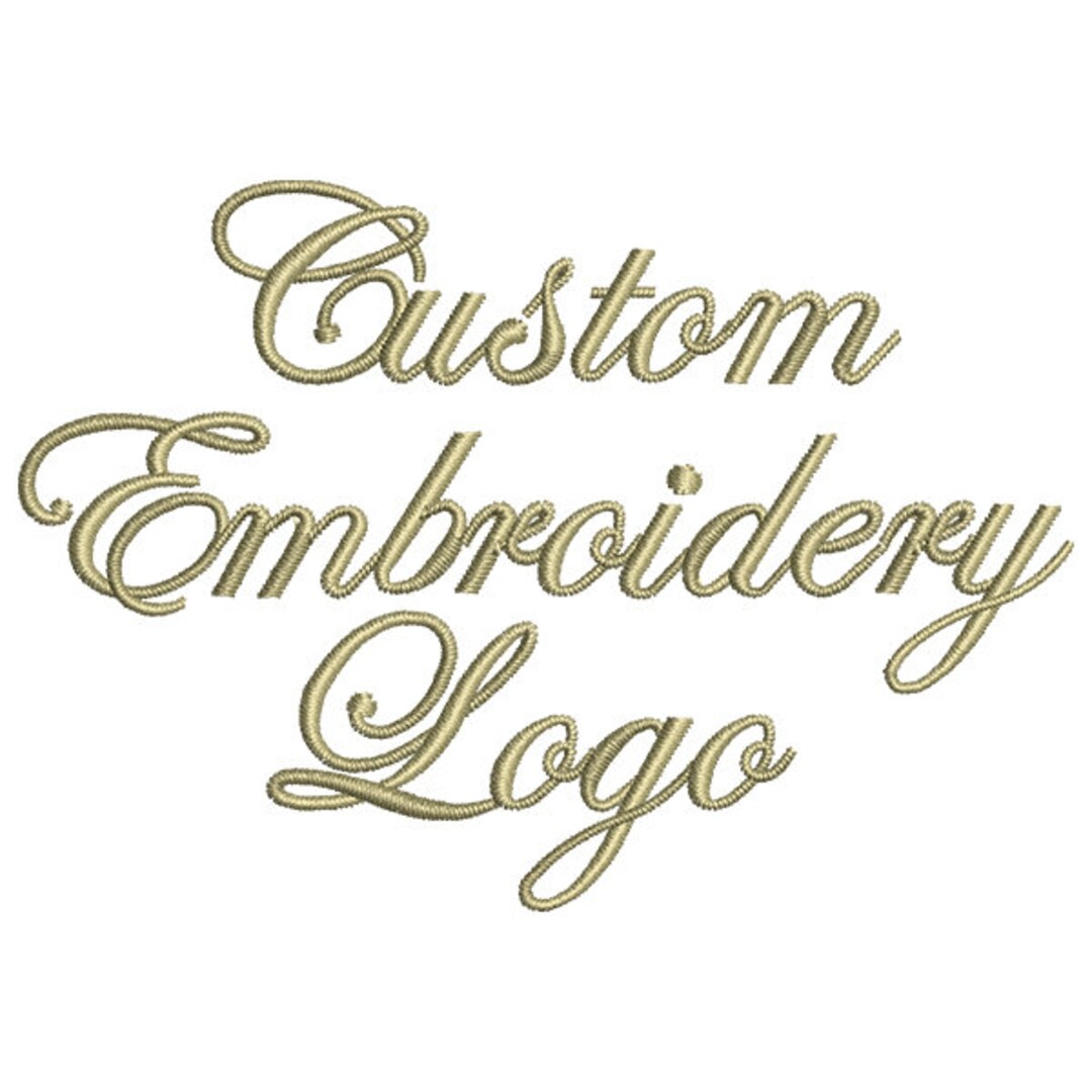 Custom Embroidery Logo Digitizing Machine Embroidery Design File - Etsy