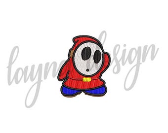 5 Sizes Shy Guy Design - Machine Embroidery Design File / Digital File