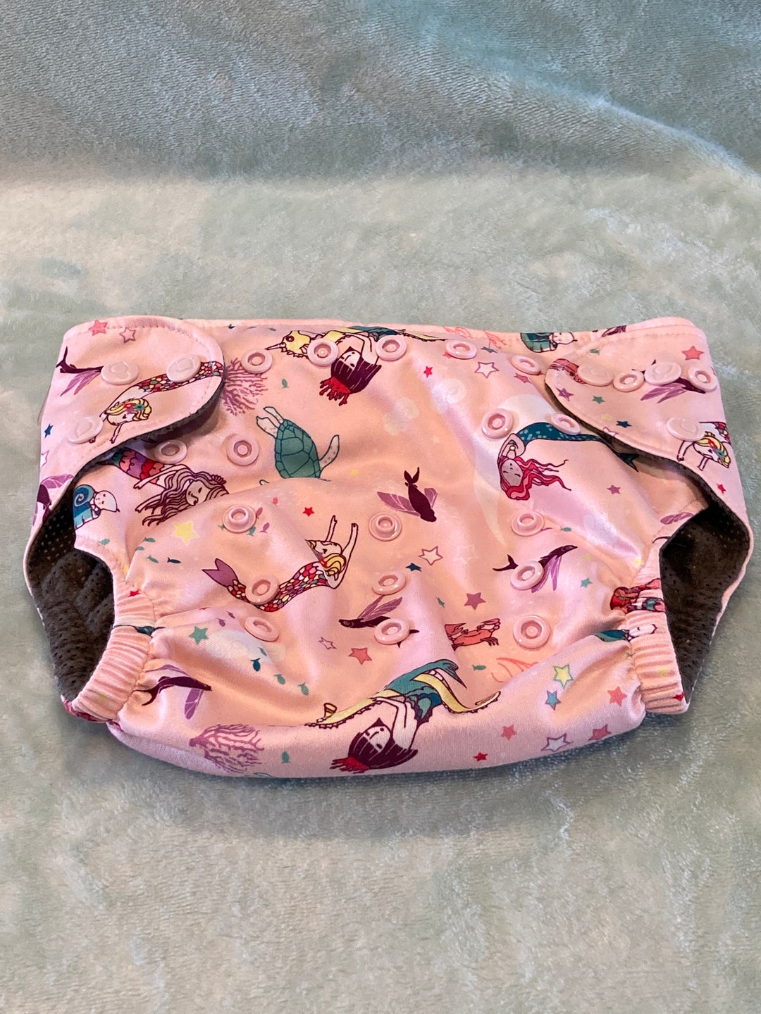 Lil Helper.ca Cloth Diaper All in One Reusable W Adjustable Etsy
