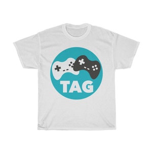 Two Average Gamers Circle Logo T-Shirt | Video Gamer Swag, Unisex Tee | Men&#39;s Women&#39;s Shirt