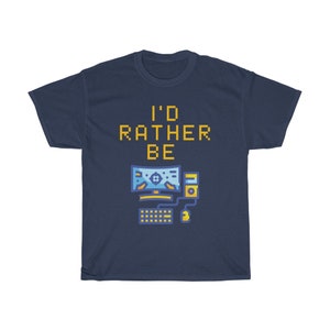Gamer T-Shirt | I&#39;d Rather Be Gaming | PC Gaming Design