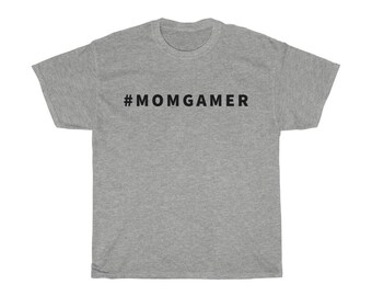 Gaming Gift, Hashtag Tee | #MomGamer Video Gamer T-Shirt | Unisex, Men's, Women's Shirt