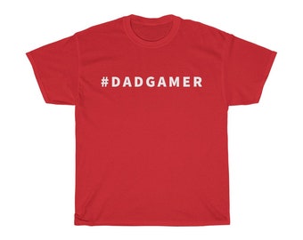 Gamer T-Shirt - #DADGAMER | Unisex Video Game Gift Tee | Men's Women's Shirt