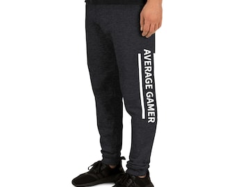 Average Gamer Sweatpants | Unisex Sweats for Gaming and Fitness | Men's Women's Workout Gear