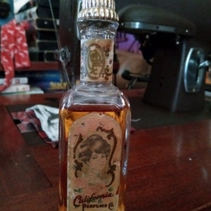 Vintage California Avon perfume bottle with perfume