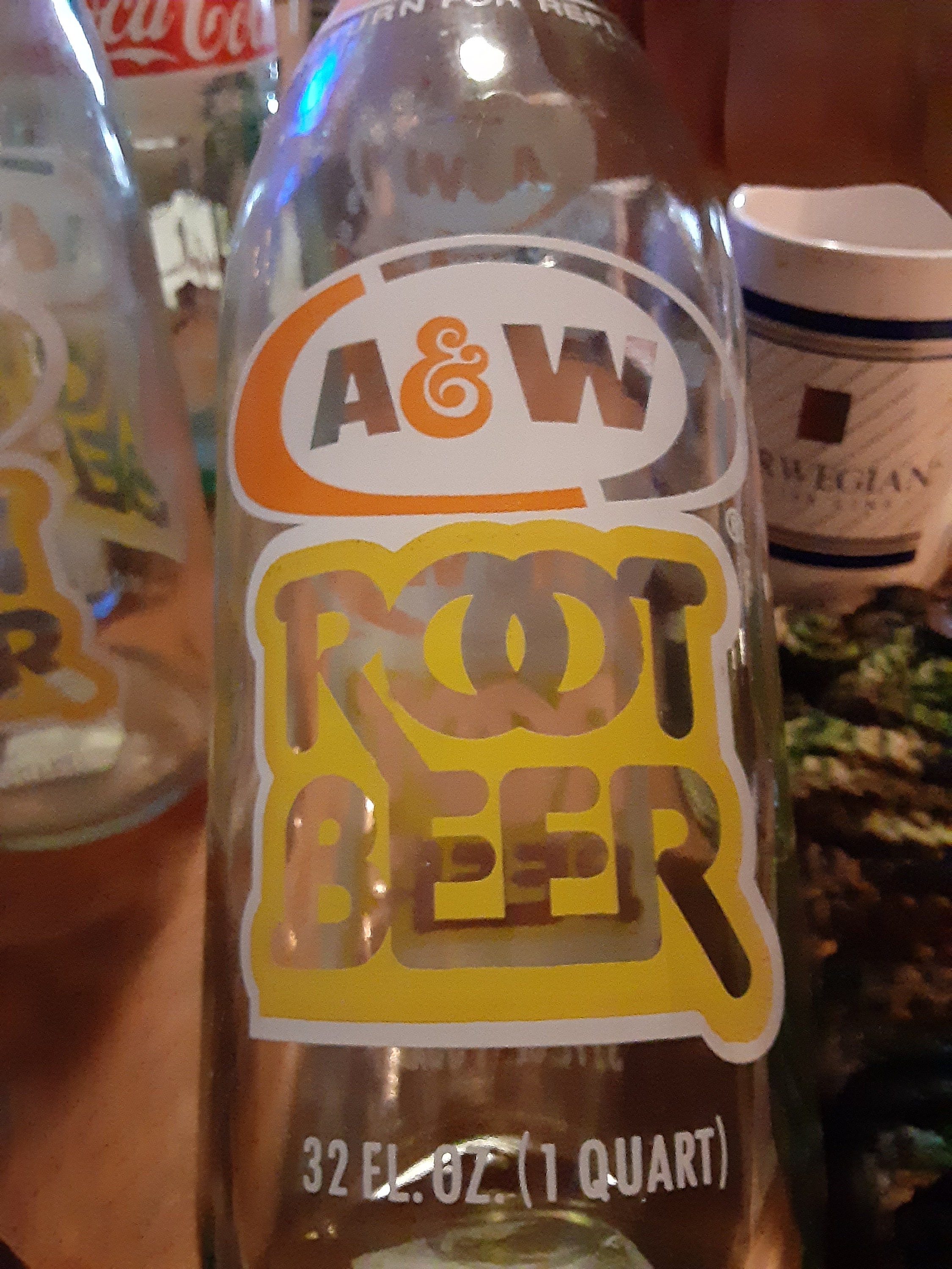 A&w Root Beer Bottle - Etsy