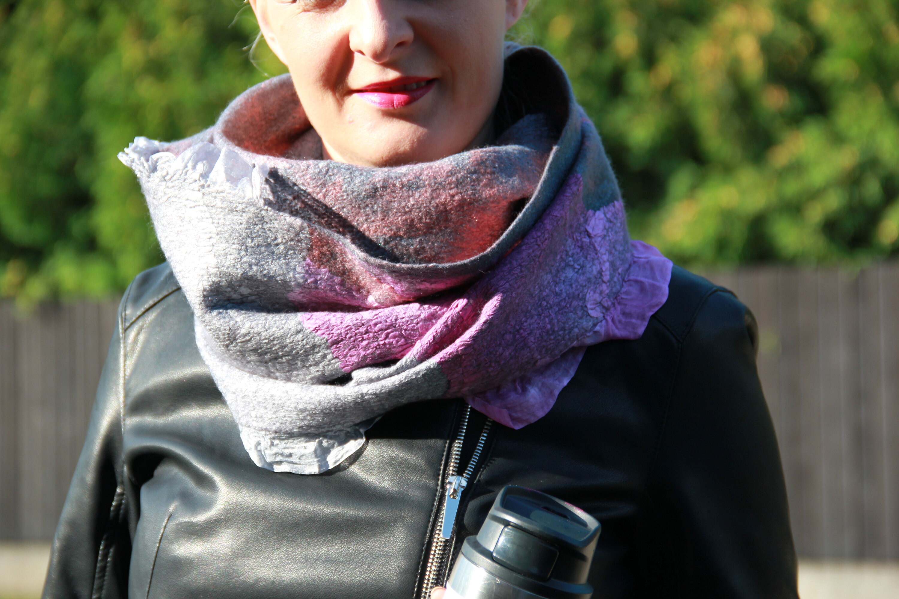 Strak van mening zijn meteoor Buy Felted Snood Merino Wool Tunnel Scarf Online in India - Etsy