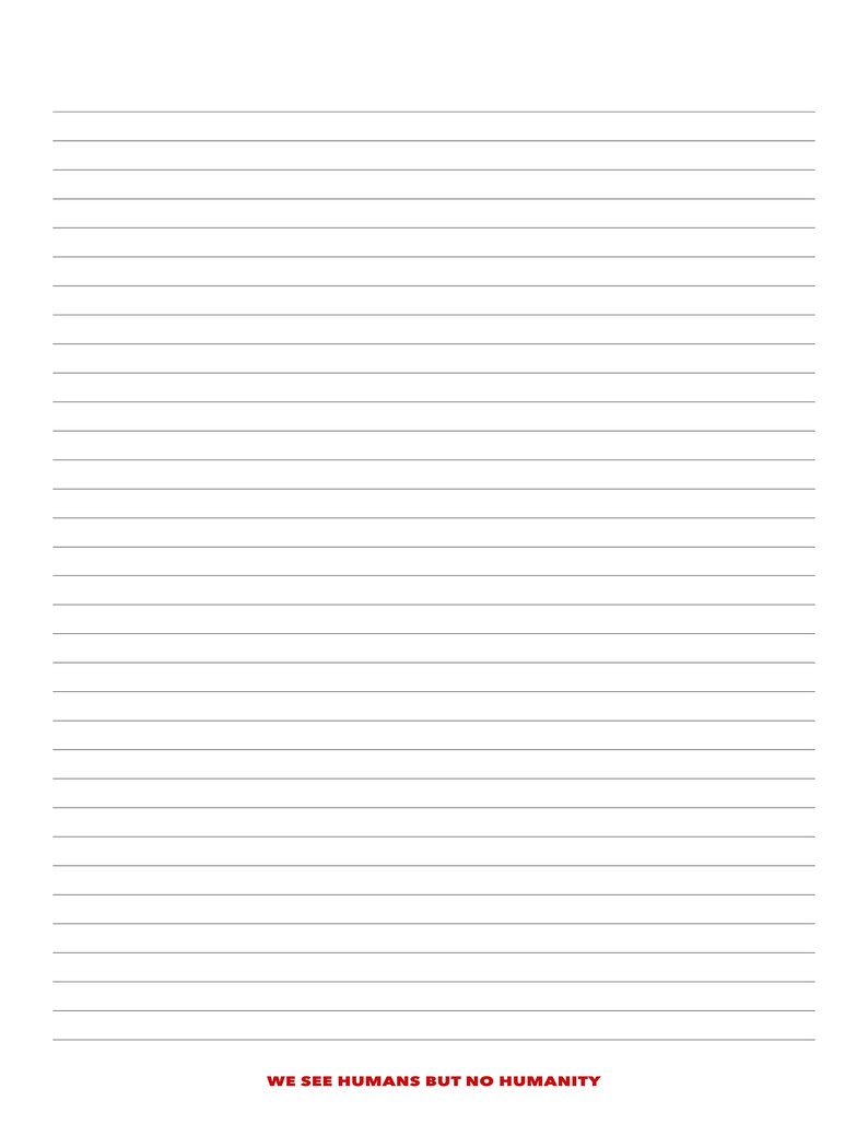 printable lined paper a4 us letter pdf binder college ruled etsy
