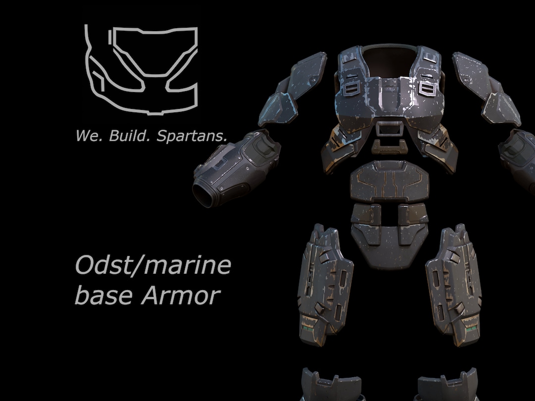 Odst Marine Armor 3d Print Files Etsy