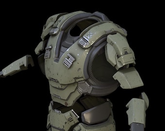 UA CDS REV 6 shoulder pad 3d print file